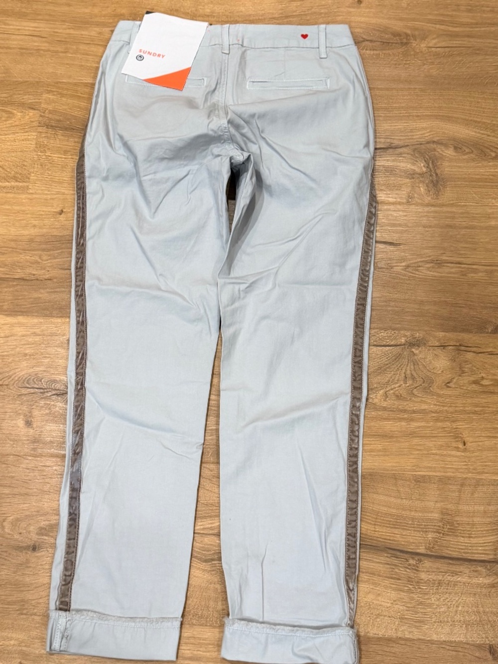 NWT Sundry Gray Pants from Anthropologie Women's Size 25 New with tag - Picture 3 of 7